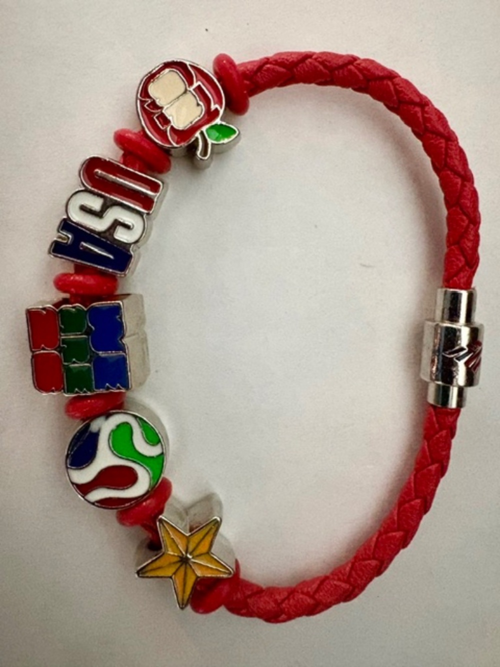 FIFA Fan Fav World Cup 2026 Bracelet with USA, Soccer & NYC Charms!